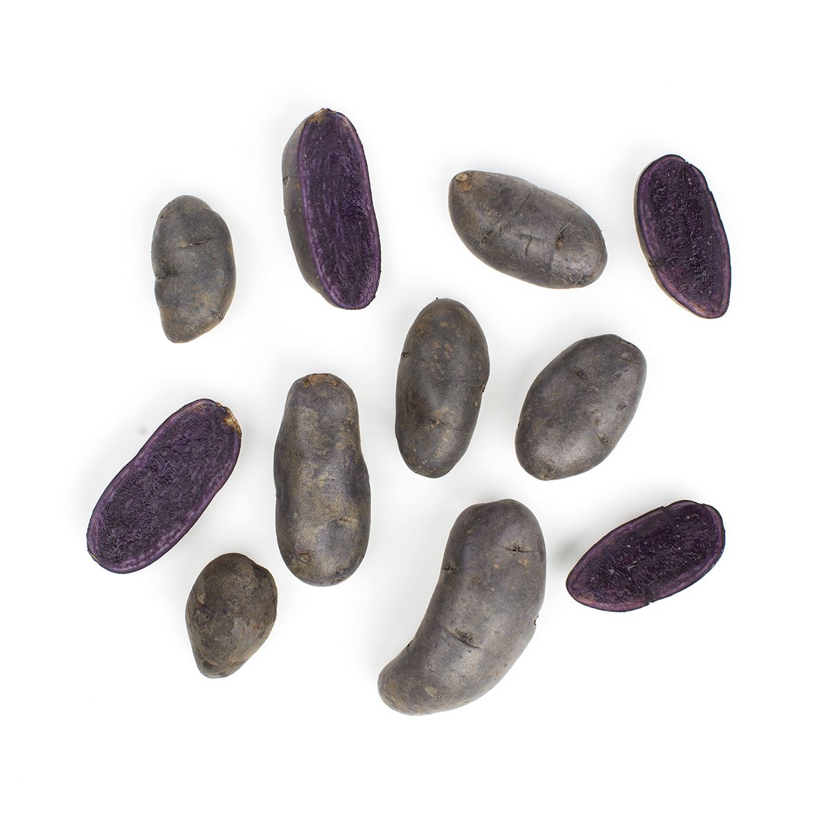 Wholesale BoxNCase Purple Peruvian Fingerling Potato- Bulk