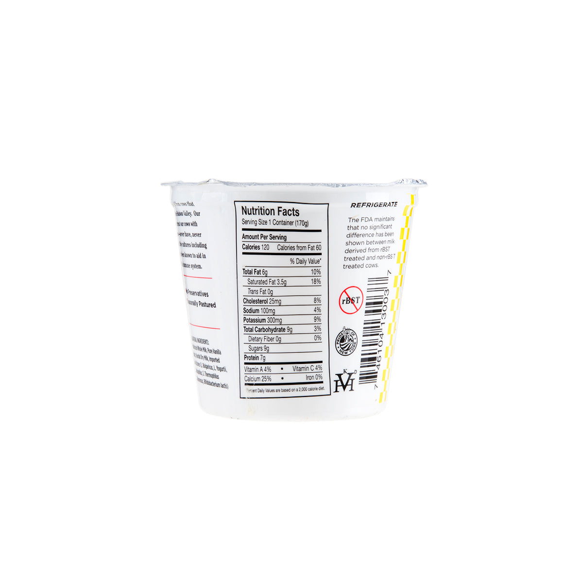 Wholesale BoxNCase Vanilla Yogurt 6 Oz Jar- Bulk
