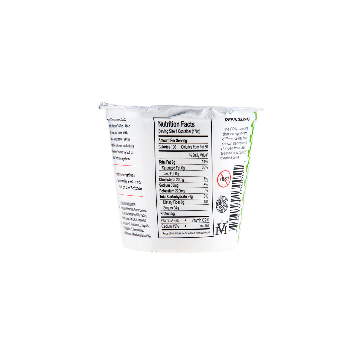 Wholesale BoxNCase Coconut Yogurt 6 oz Jar- Bulk