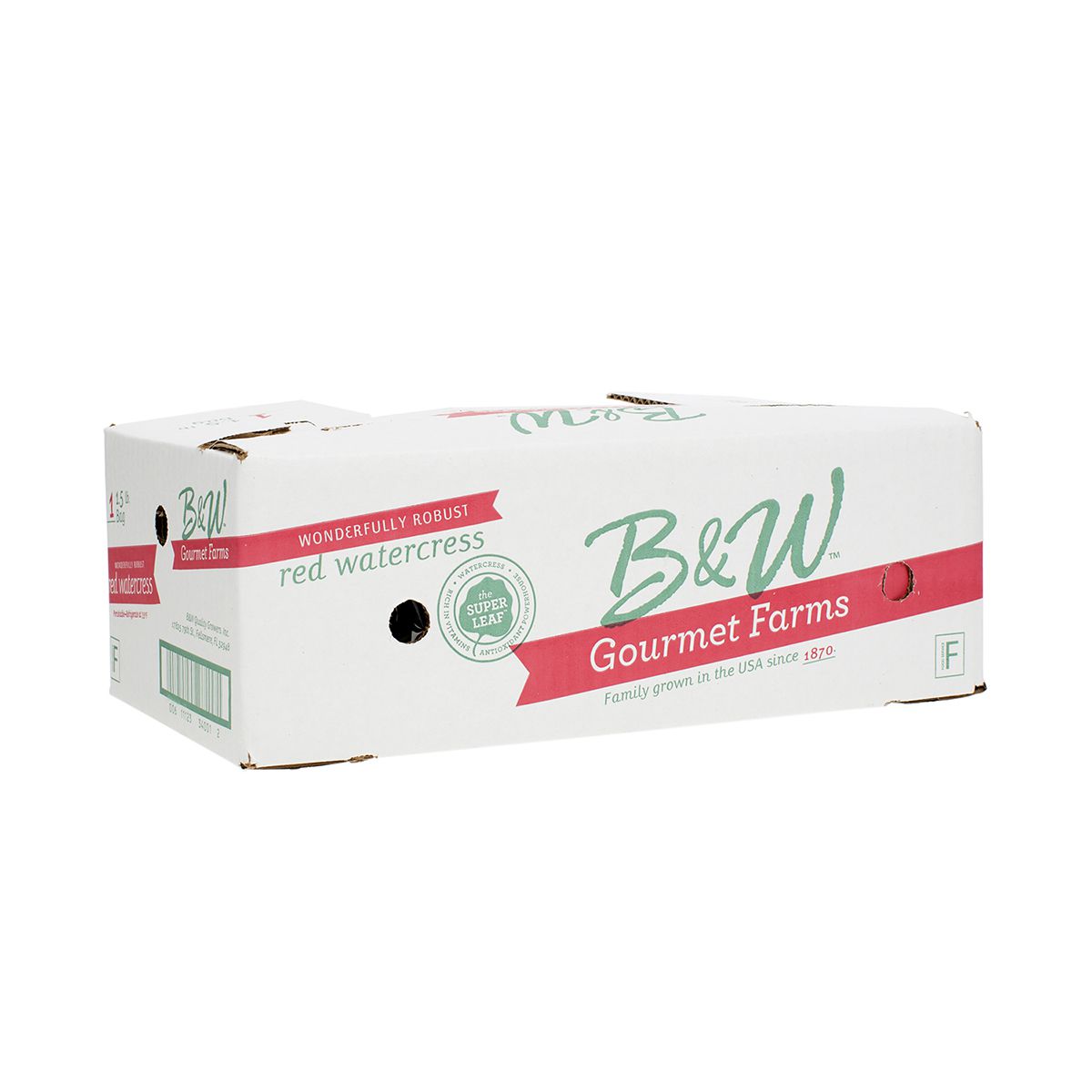 Wholesale B&W Red Watercress 1.5 lb- Bulk