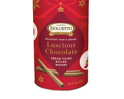 Wholesale Dolcetto Chocolate Wafer Rolls Tin 12 oz Bag- Bulk