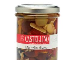 Wholesale Castellino Olive Mix Italy Pitted 4 lb- Bulk