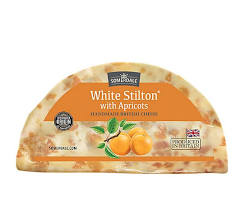 Wholesale Somerdale White Stilton With Apricot 2.5 LB- Bulk
