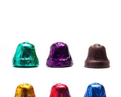 Madelaine Chocolate Christmas Bells (10 Lb.) 17.6 OZ Per Case