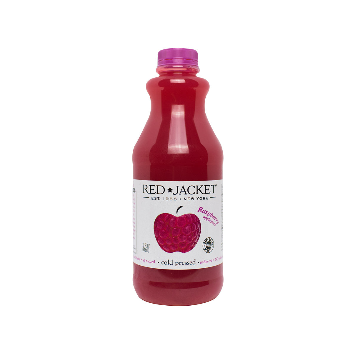 Wholesale Red Jacket Orchards Raspberry Apple Juice 32 OZ-8ct Case Bulk