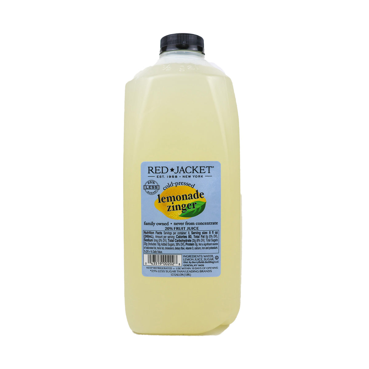 Wholesale Red Jacket Orchards Lemonade Zinger 64 Oz Bottle-9ct Case Bulk