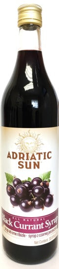 Wholesale Adriatic Sun Black Currant Syrup 1 ltr- Bulk