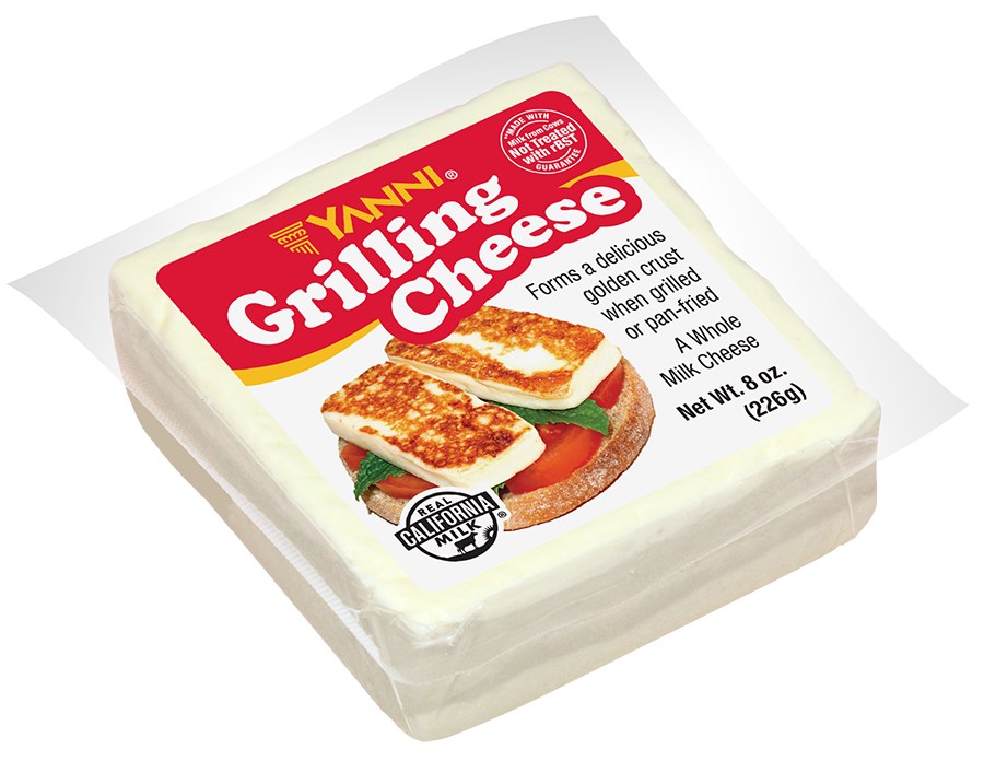 Yanni Grilling Cheese A Whole Milk Cheese 8oz 12ct