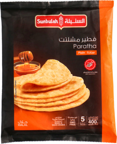Wholesale Sunbulah Plain Paratha 400g- Bulk