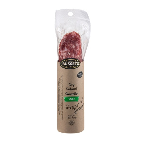 Wholesale Busseto Artisan Salami Gentile, 7 oz. - Authentic Italian Cured Meat for Charcuterie Boards- Bulk