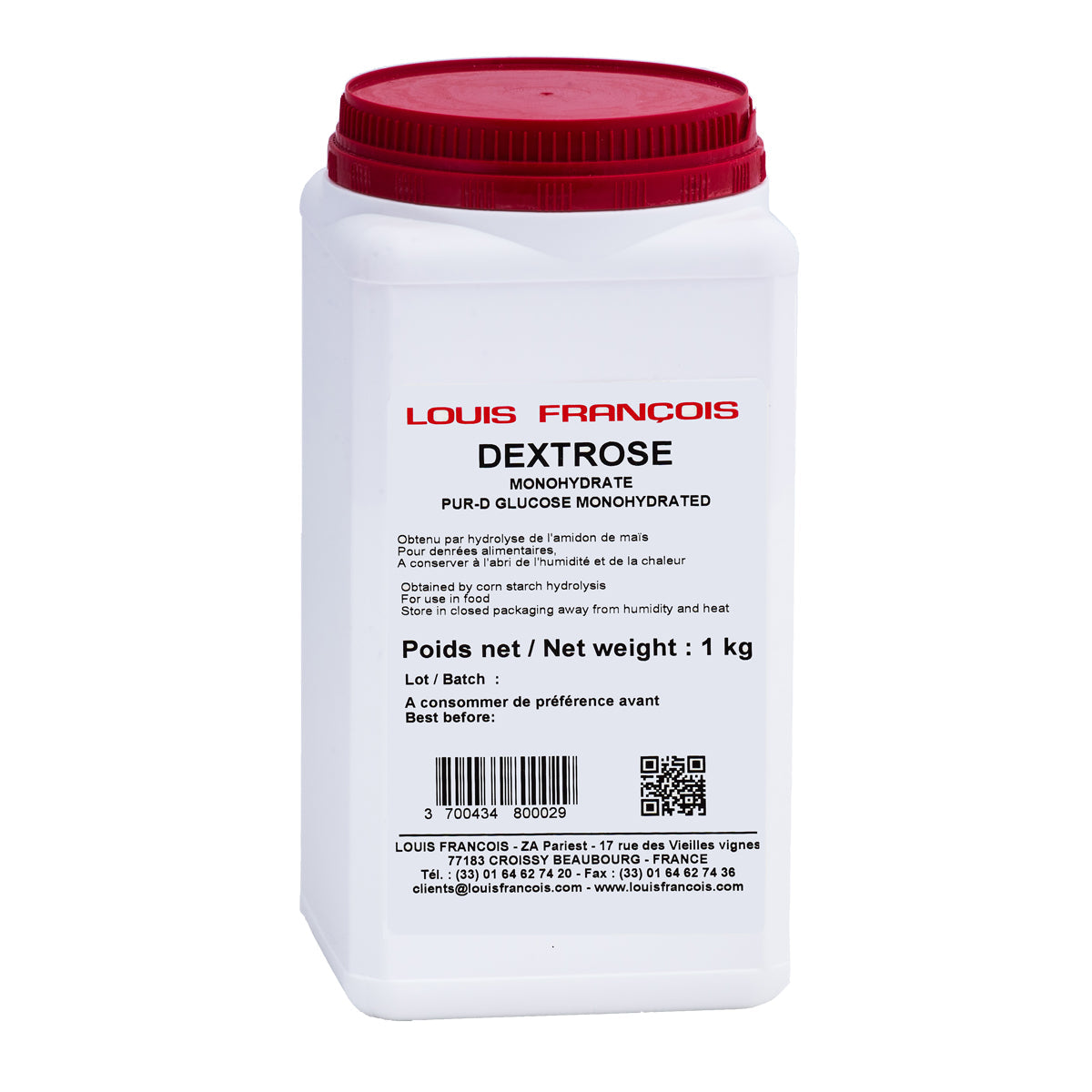 Wholesale Louis Francois Dextrose 1 KG-1 KG Bulk