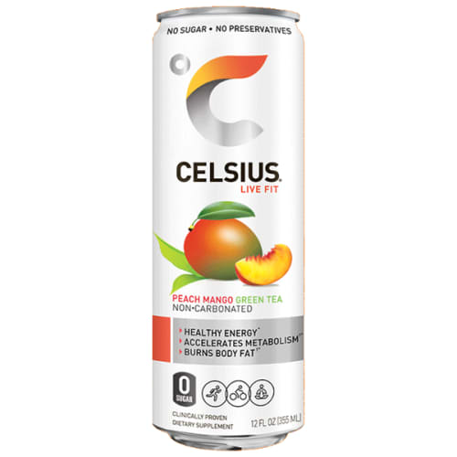 Celsius 12/12 Oz Non-Carb Peach Mango