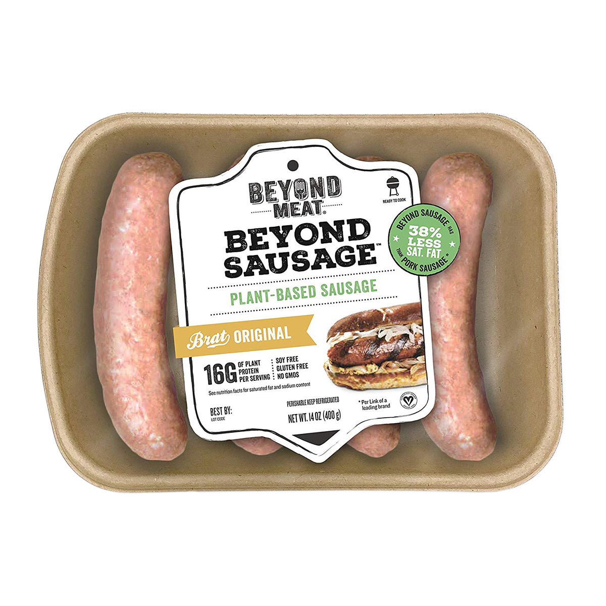 Beyond Meat Original Brat Beyond Sausages 3.52 Oz Bag