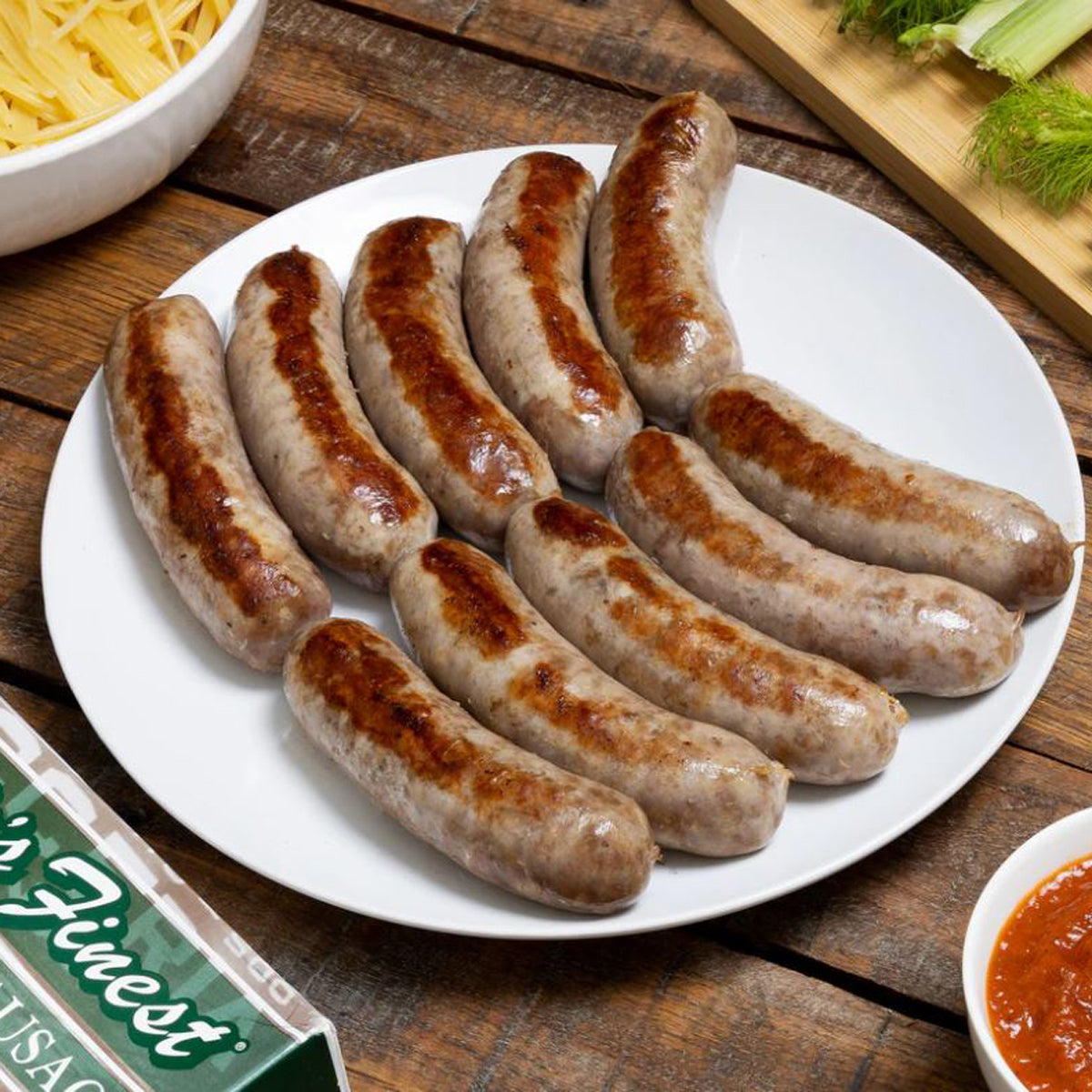 Wholesale Esposito Sausage Frozen Sweet Italian Sausages 2.5 OZ- Bulk