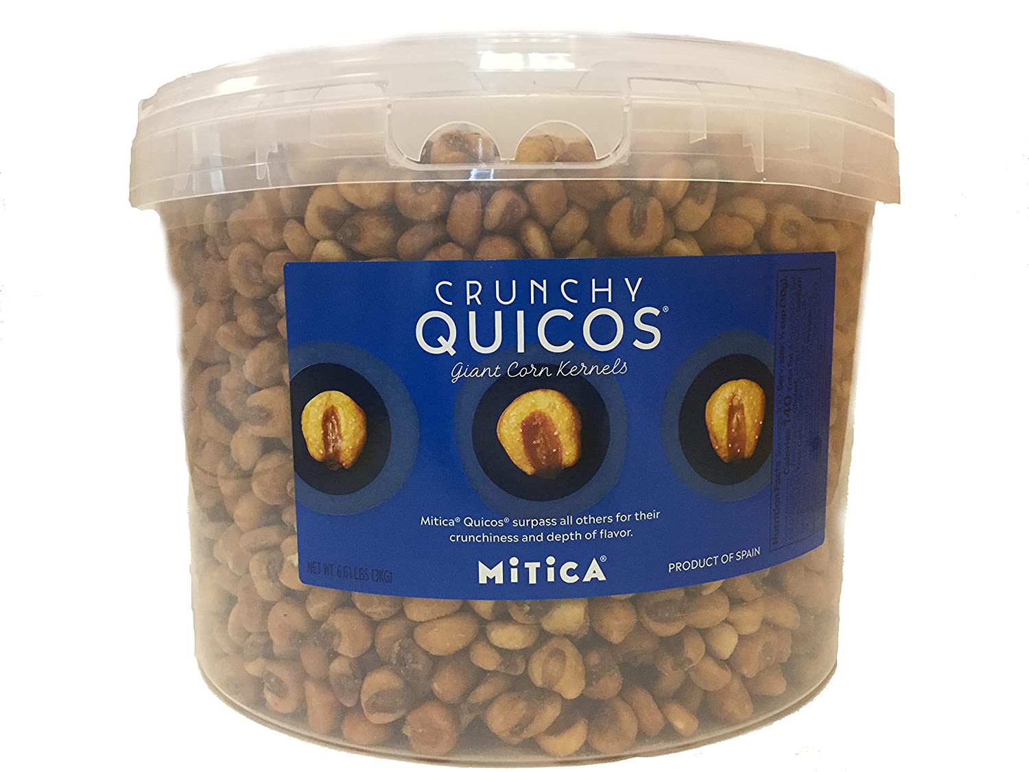 Mitica Crunchy Quicos Toasted Corn Nuts 3kg 1ct