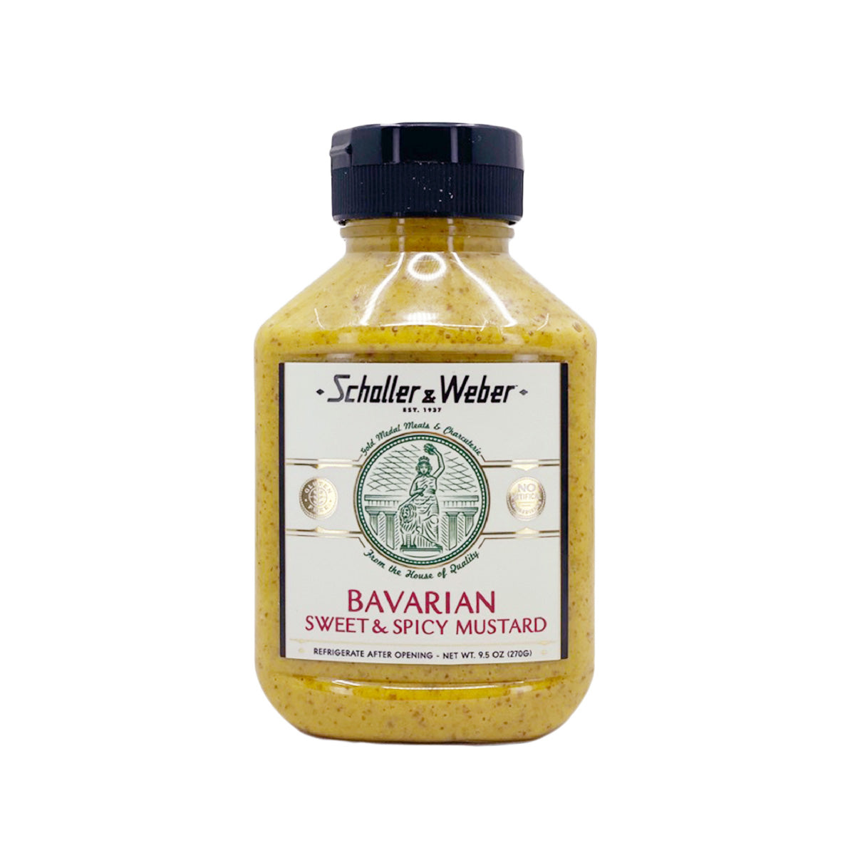 Wholesale Schaller & Weber Bavarian Style Mustard 9.5 OZ-12ct Case Bulk