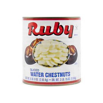 Ruby Sliced Water Chestnuts  10#can