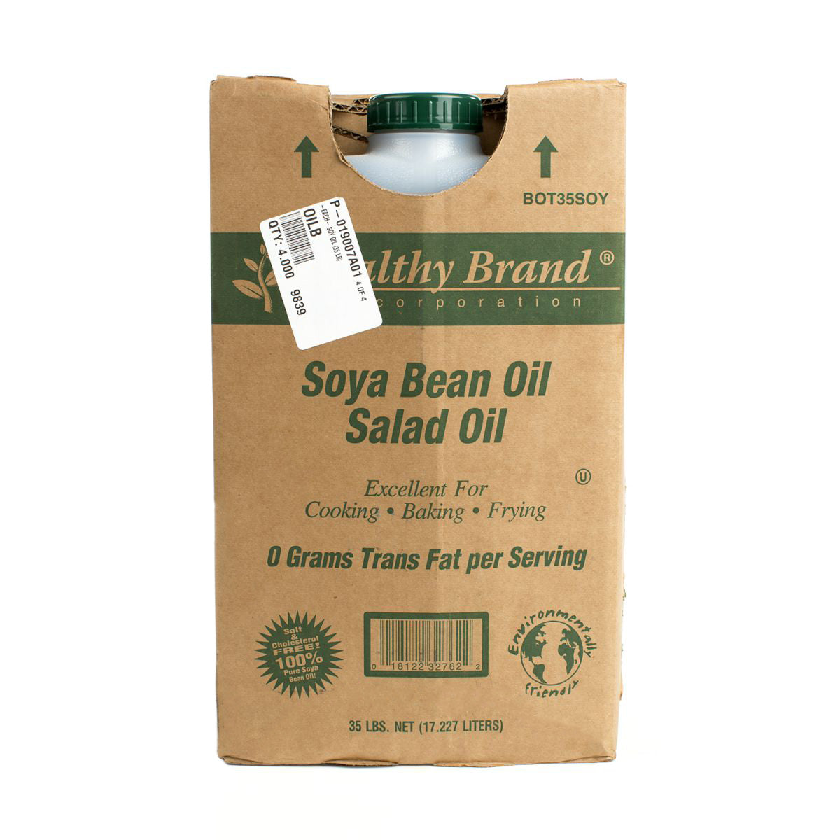Wholesale BoxNCase Soybean Oil 35 lb Bottle-35 LB Bulk