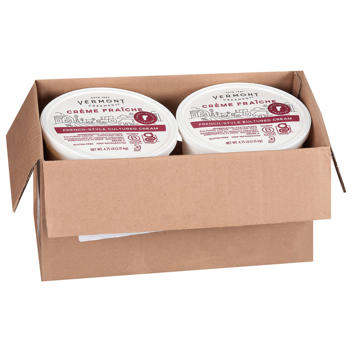 Wholesale Vermont Creamery Crème Fraiche Bulk- Bulk