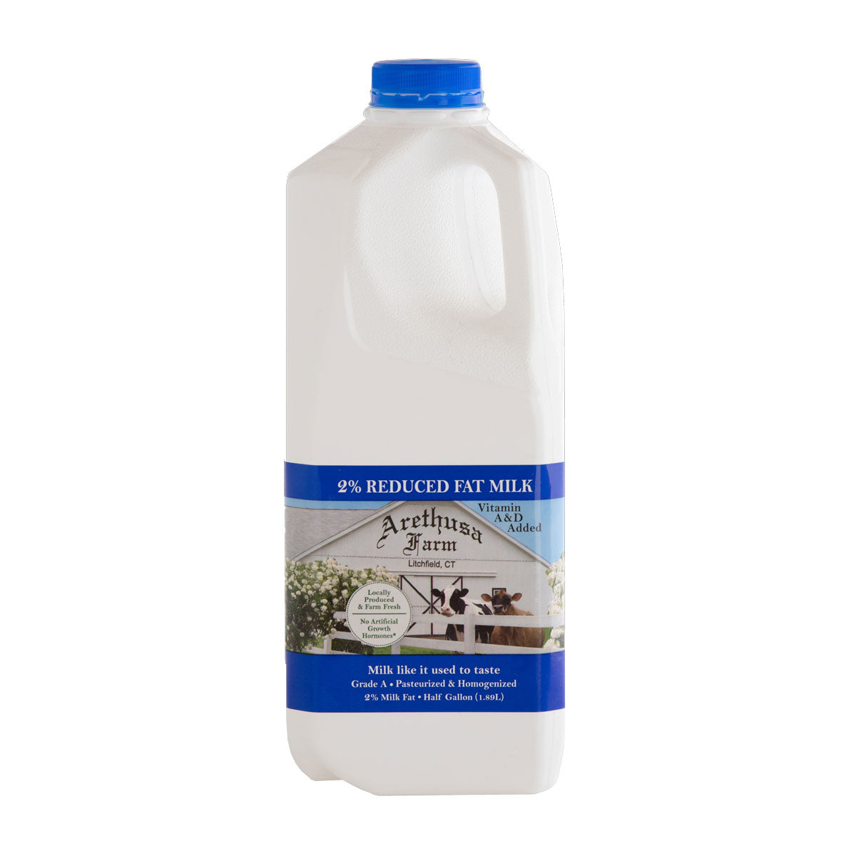 Arethusa Farm Dairy 2% Milk 1/2 GAL Bottle