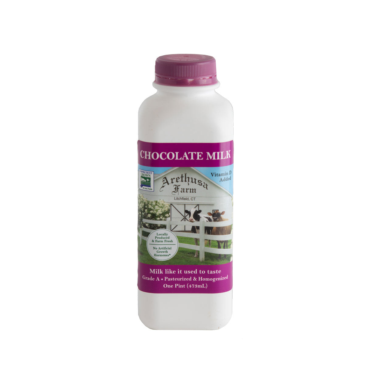 Wholesale Arethusa Farm Dairy Chocolate Milk 16 Oz Bottle- Bulk