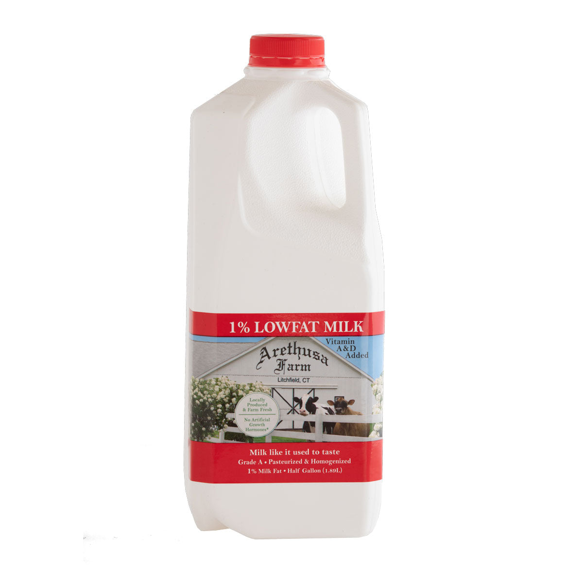 Arethusa Farm Dairy 1% Milk 64 Oz Bottle