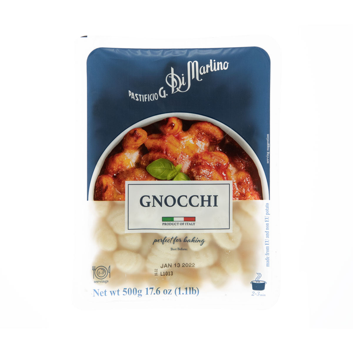 Wholesale Di Martino Potato Gnocchi 1.1 LB-12ct Case Bulk