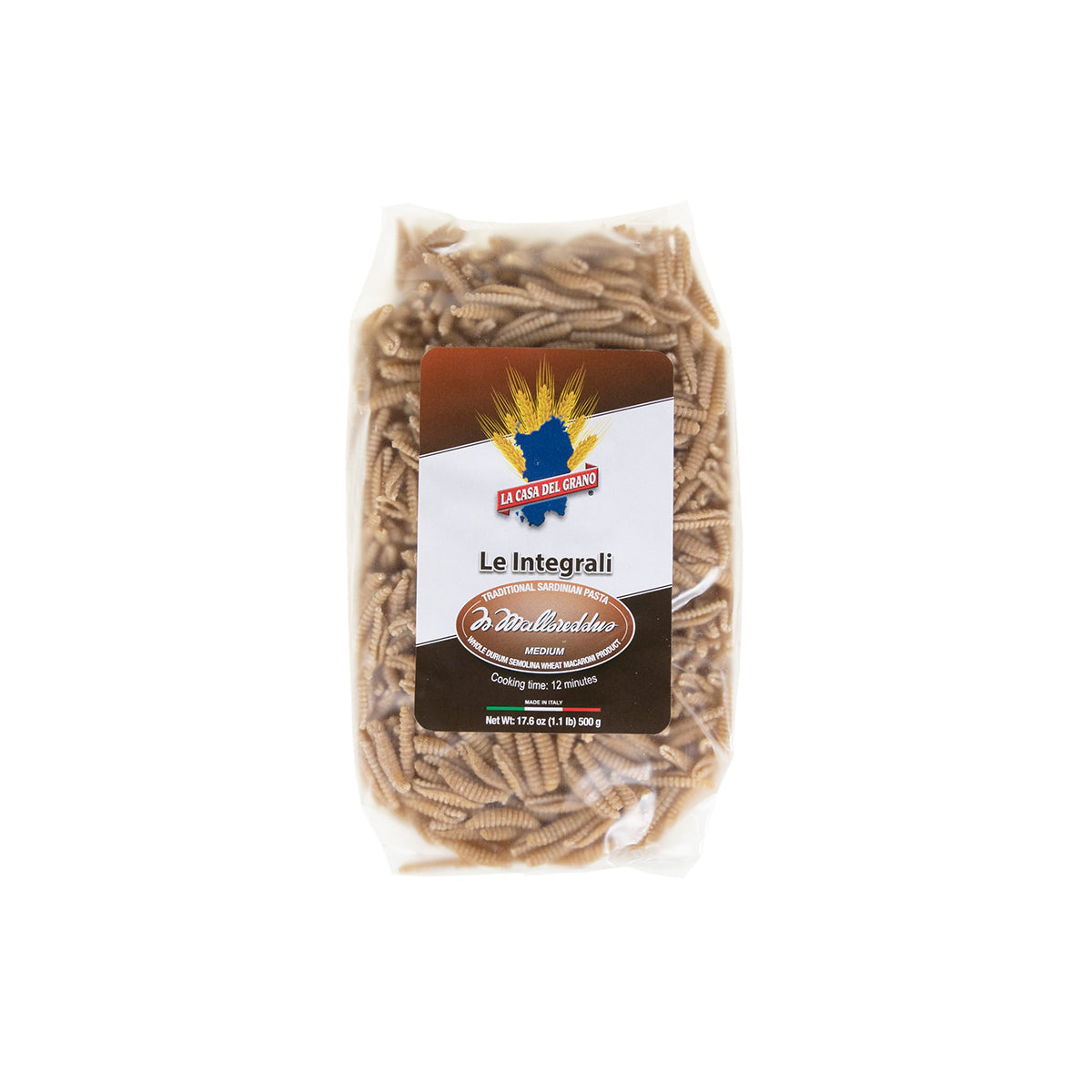 La Casa Del Grano Whole Wheat Malloreddus Pasta 1.1 LB
