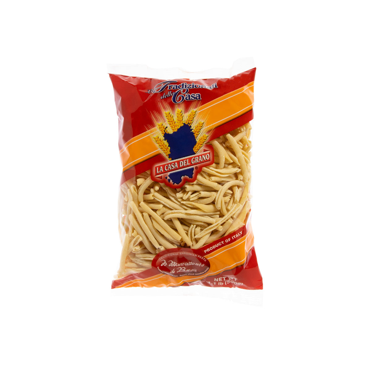Wholesale La Casa Del Grano Maccaronis De Busa Pasta 1.1 LB-20ct Case Bulk