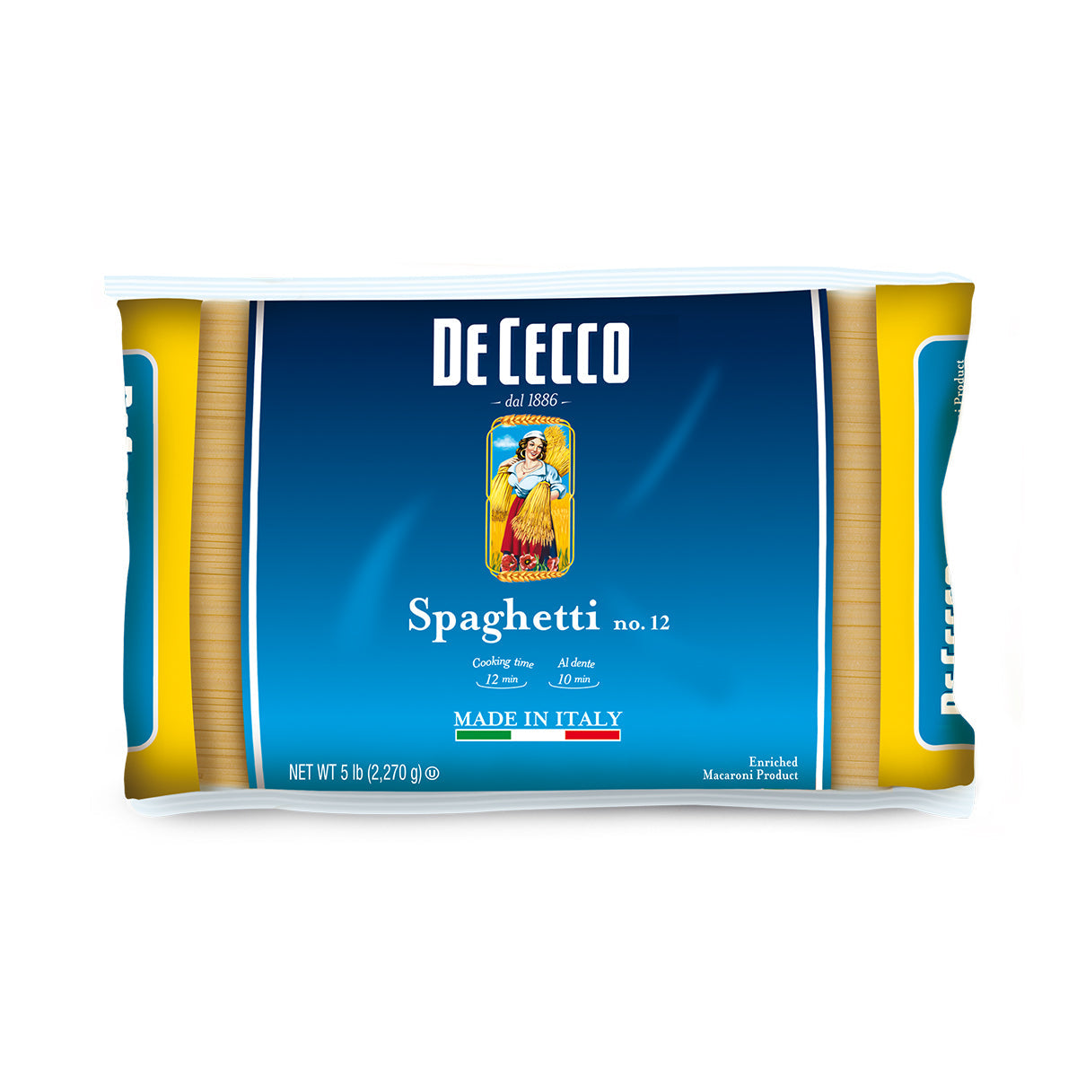 Wholesale De Cecco Spaghetti Pasta 5 LB- Bulk