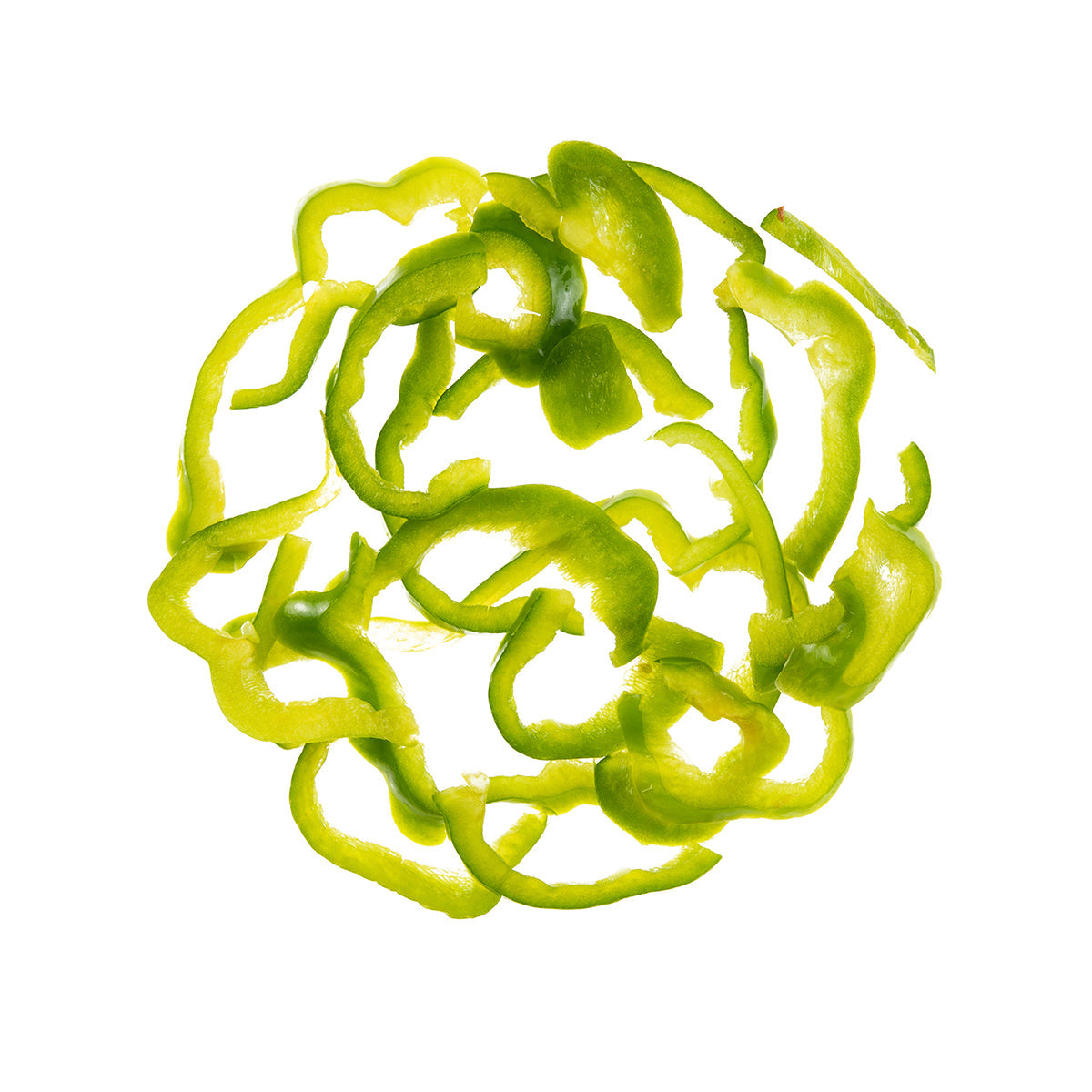 Wholesale BoxNCase Green Pepper Strips 5 LB- Bulk