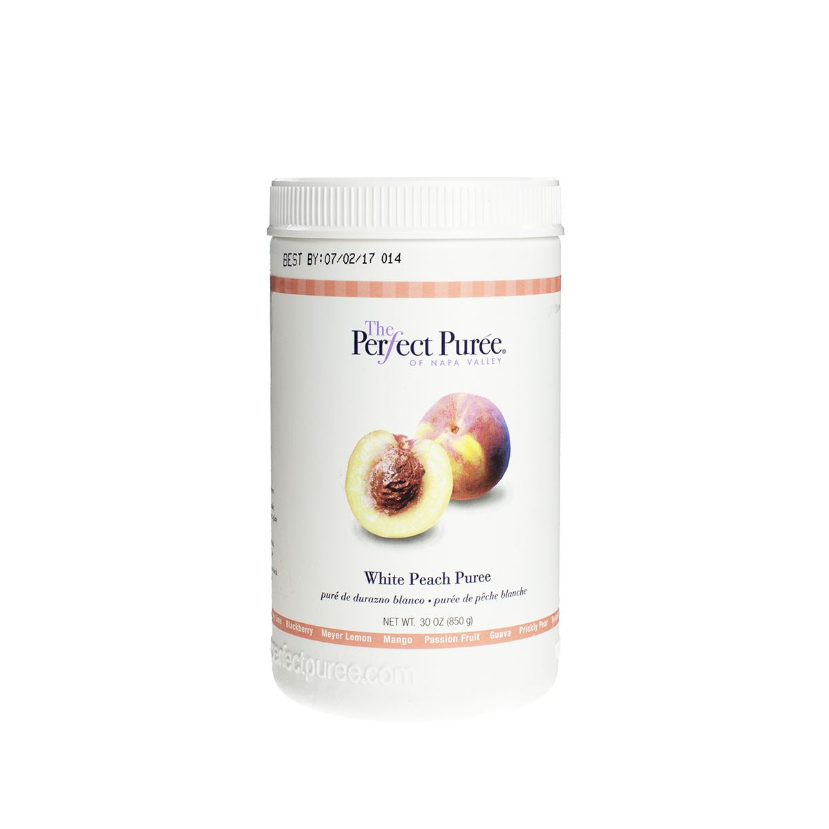 Wholesale The Perfect Puree White Peach Puree 30 Oz-30 OZ Bulk