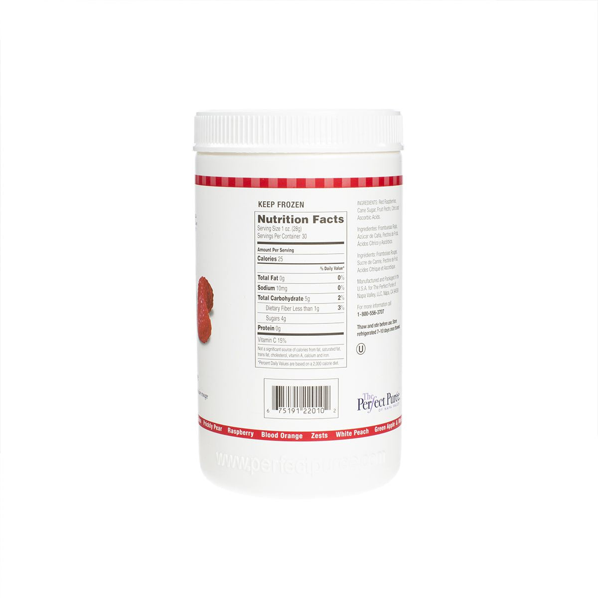 Wholesale The Perfect Puree Raspberry Puree- Bulk