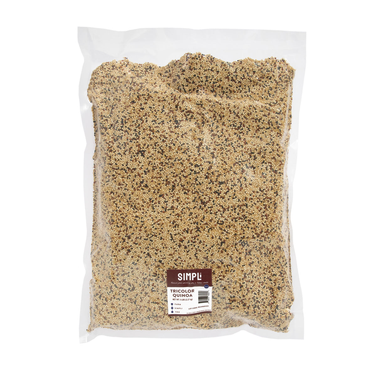 Wholesale Simpli Tri Color Quinoa 5 LB-2ct Case Bulk