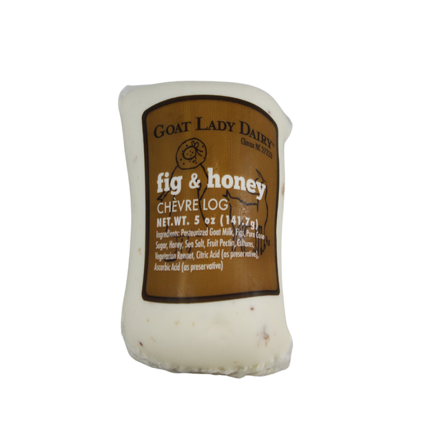 Wholesale Goat Lady Dairy cheese Fig & Honey Chevre Log 5.3 oz- Bulk
