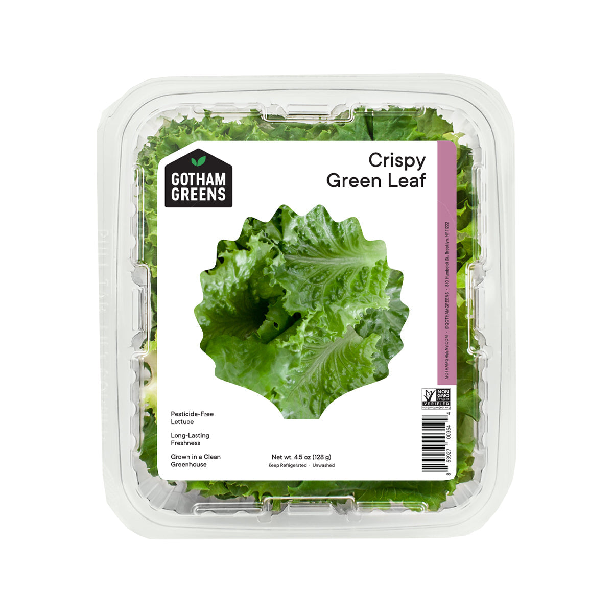 Gotham Greens Crispy Green Leaf Lettuce 4.5 OZ