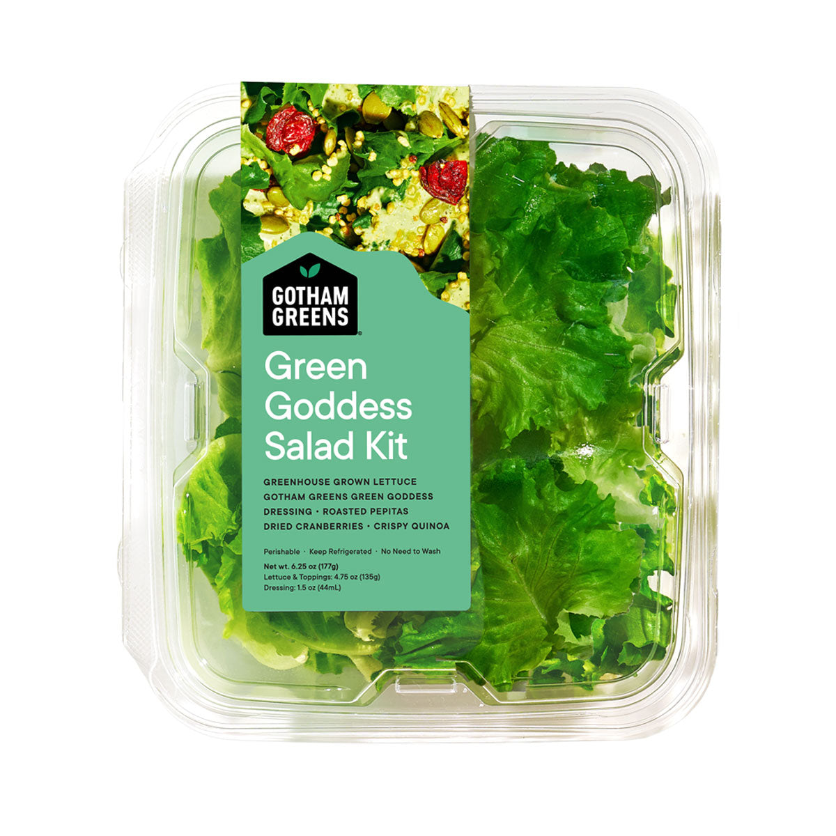Gotham Greens Green Goddess Salad Kit 6.25 Oz 6 Ct Case