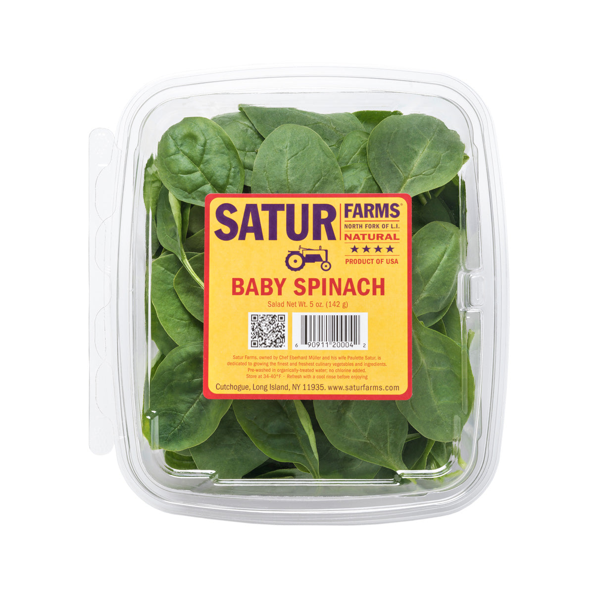Satur Farms Baby Spinach 5 OZ