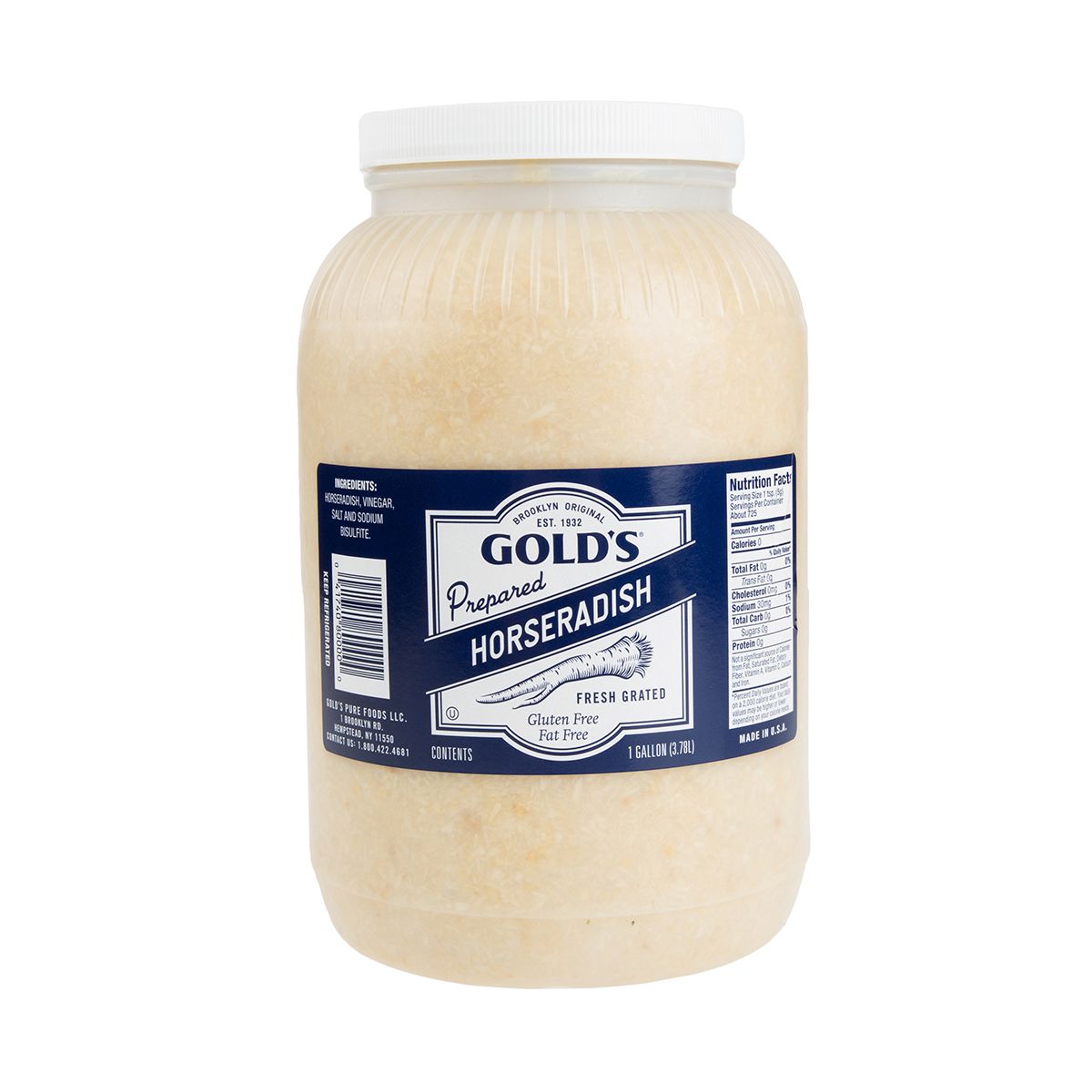 Wholesale Gold'S Prepared Horseradish-1 GAL Bulk