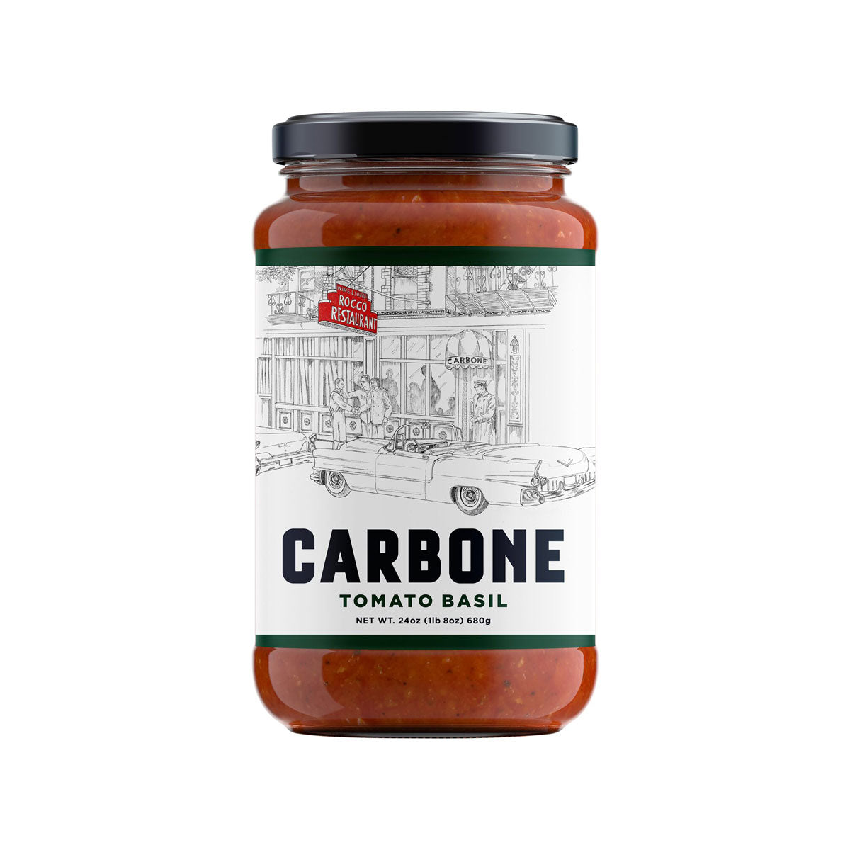 Carbone Tomato Basil Sauce 24 Oz Jar