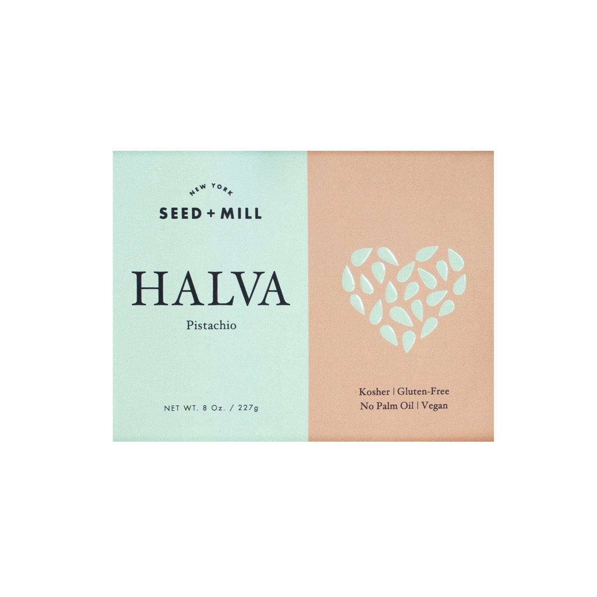Wholesale Seed + Mill Pistachio Halva 8 OZ- Bulk