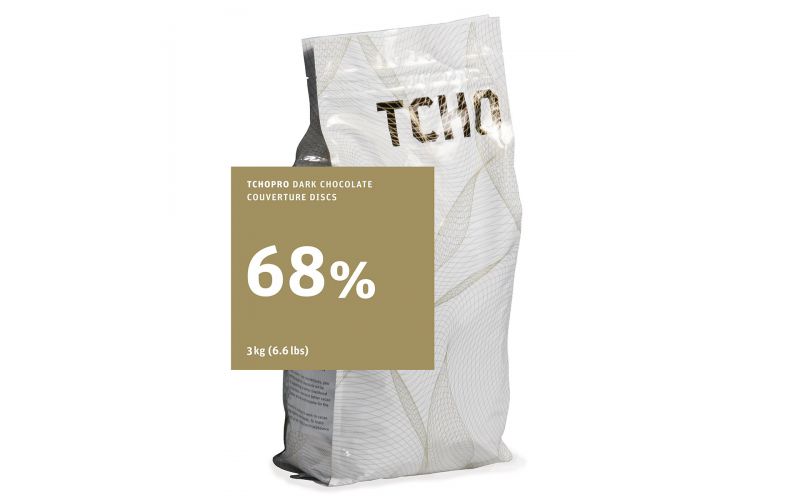 Wholesale Tcho 68% Dark Chocolate Drops 3 KG Bulk