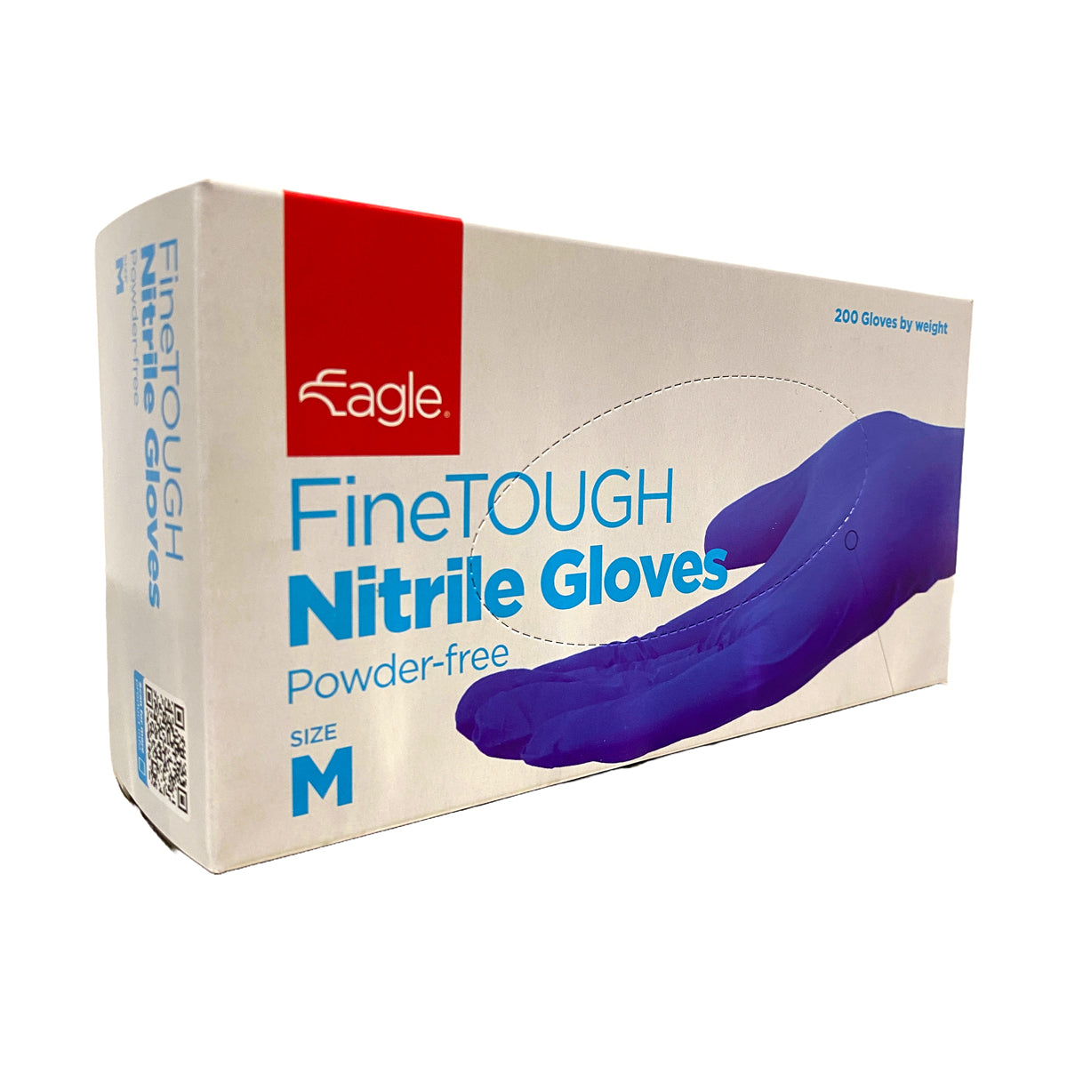 Eagle Medium FineTOUGH Powder Free Nitrile Blue Gloves 200 CT