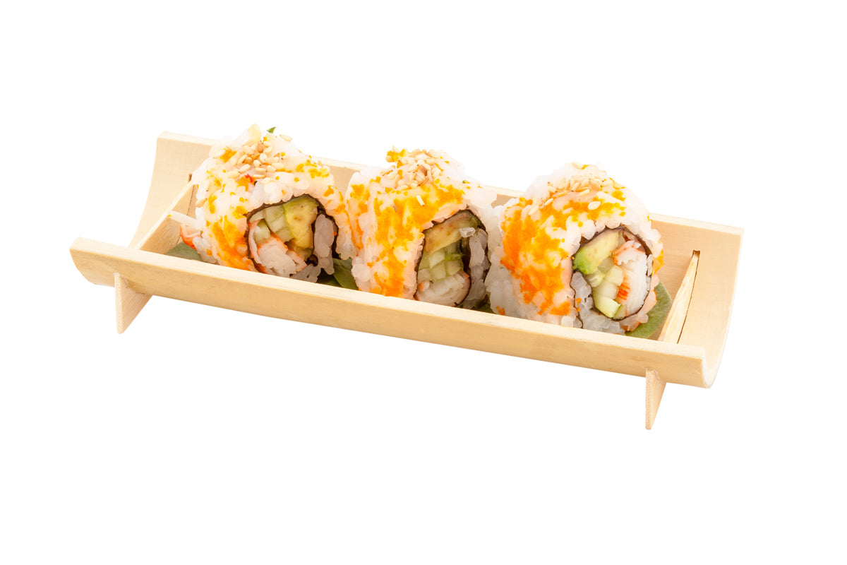 Wholesale Restaurantware Rectangle Natural Bamboo Large Canoe-100 CT Bulk