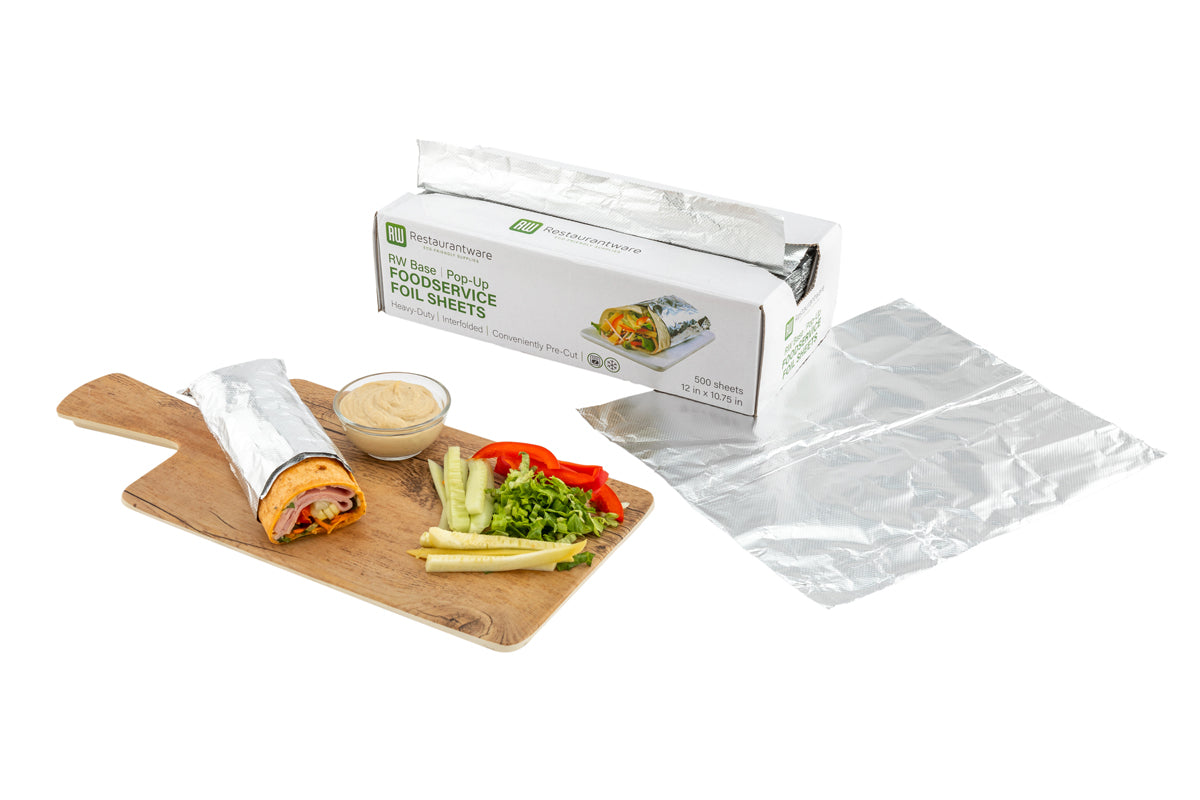 Restaurantware Foodservice Heavy-Duty Aluminum Foil Pop-Up Sheet