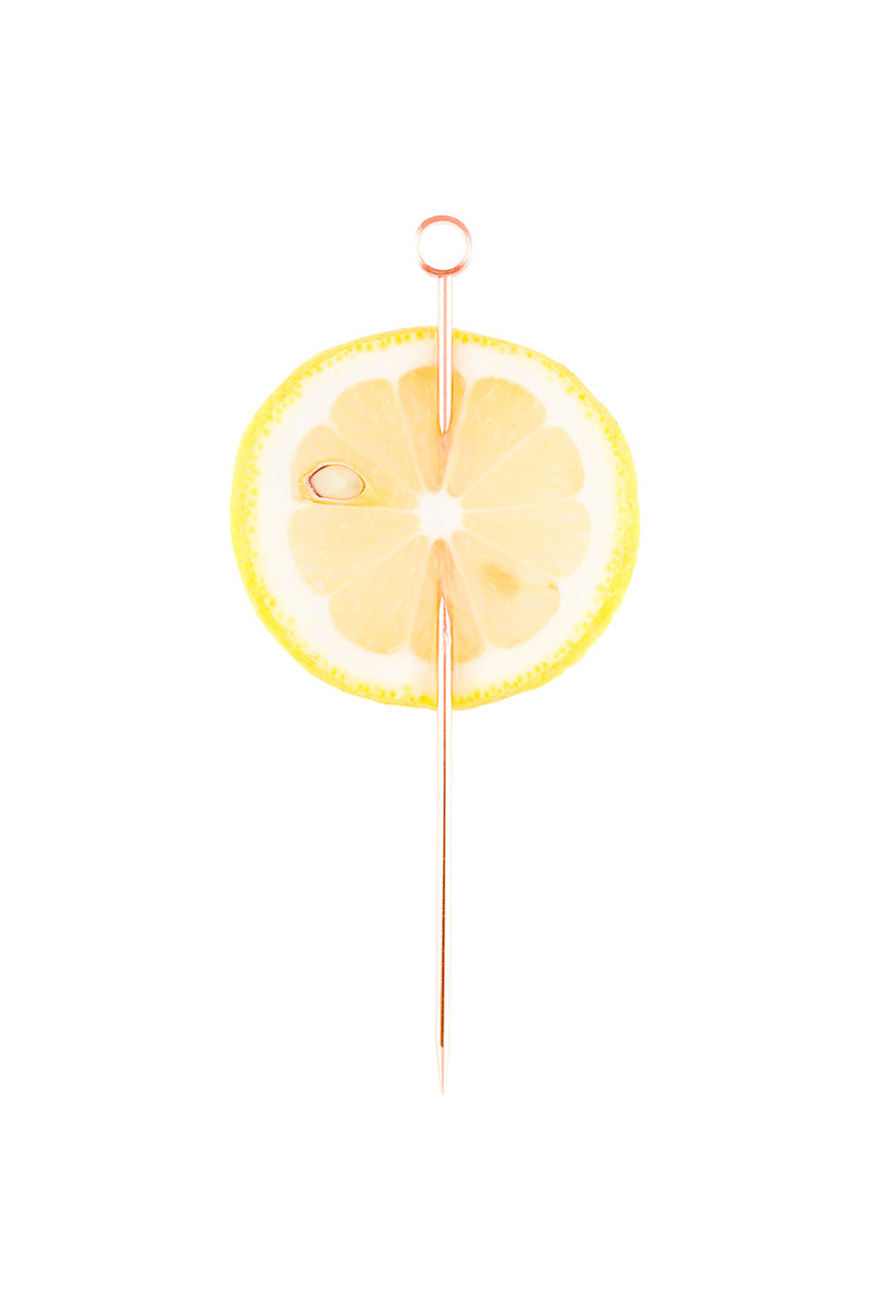 Restaurantware Copper Stainless Steel Cocktail Pick - 4.5in