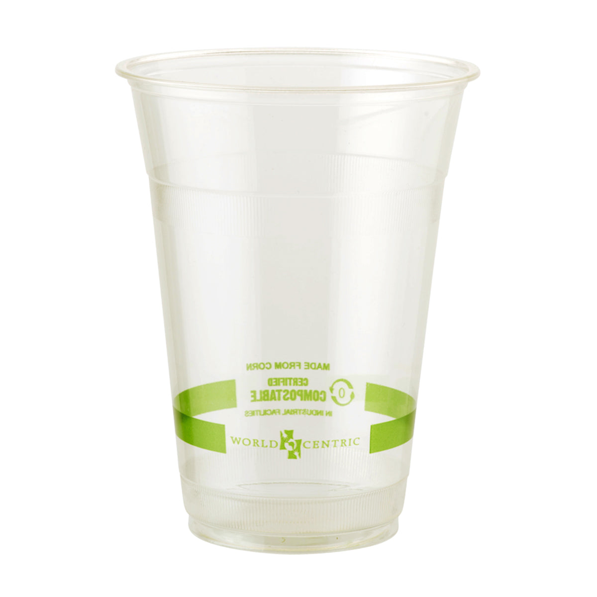 World Centric 16 OZ Clear Compostable Cold Cups