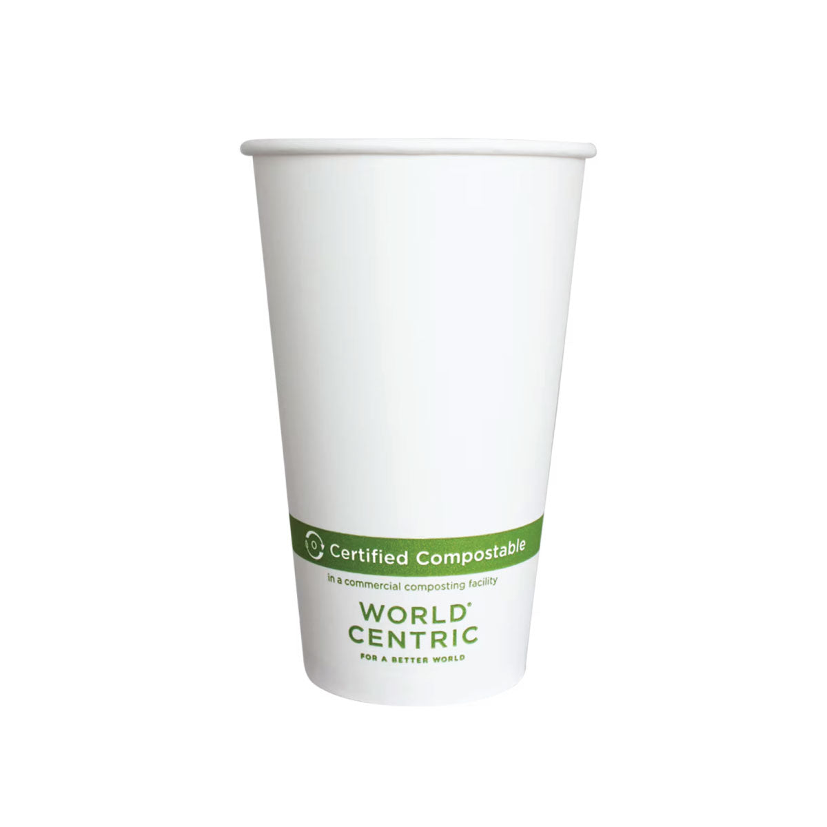 World Centric 16 OZ Paper Compostable Hot Cups