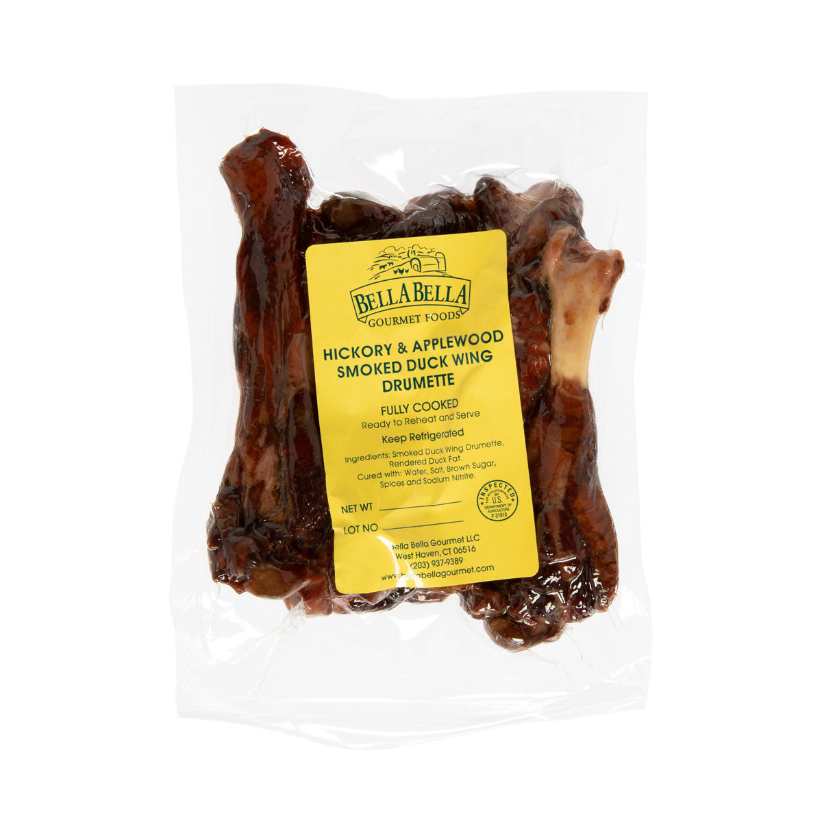 Wholesale Bella Bella Smoked Duck Drummette-3 Pack Bulk
