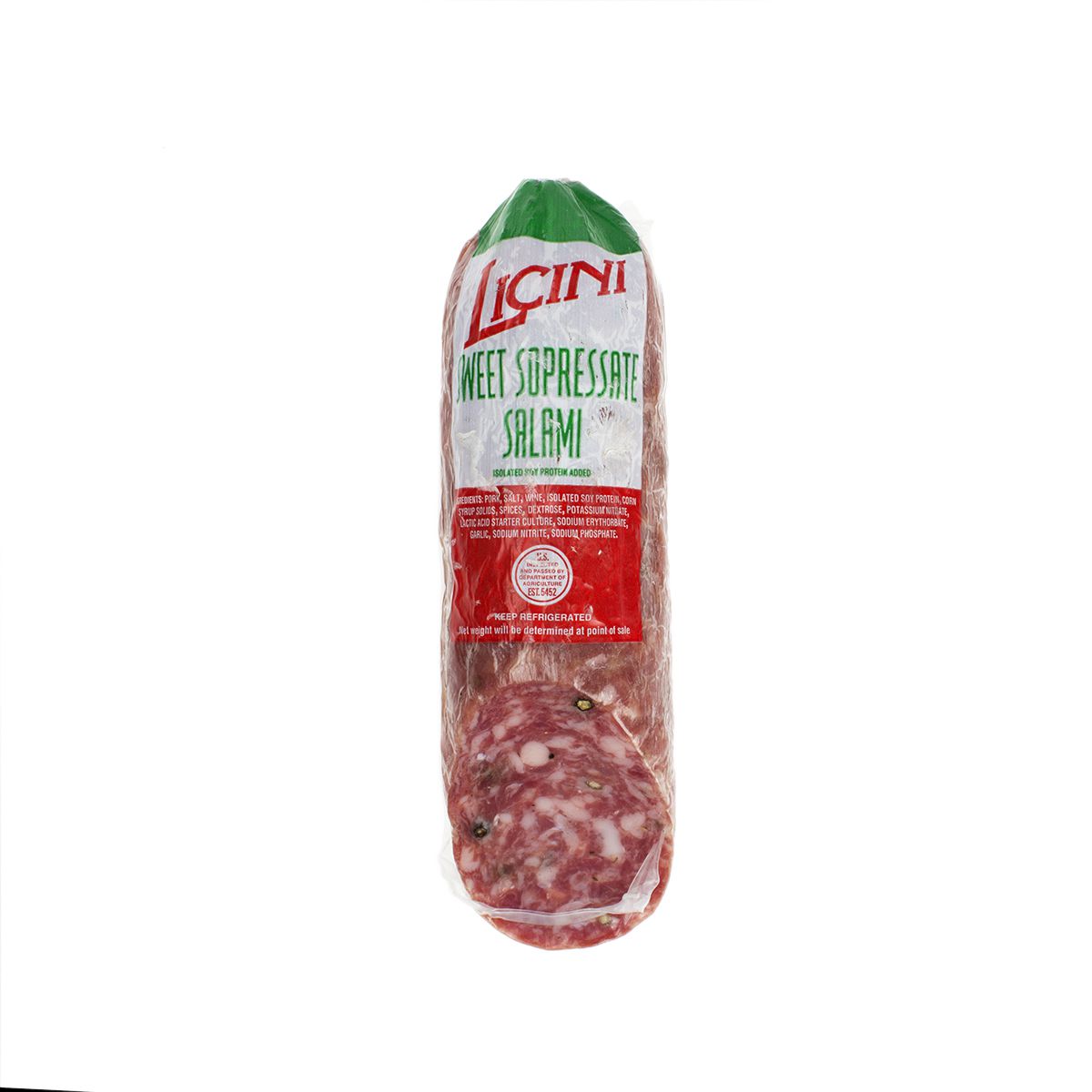 Wholesale Lincini Small Sweet Sopressata- Bulk